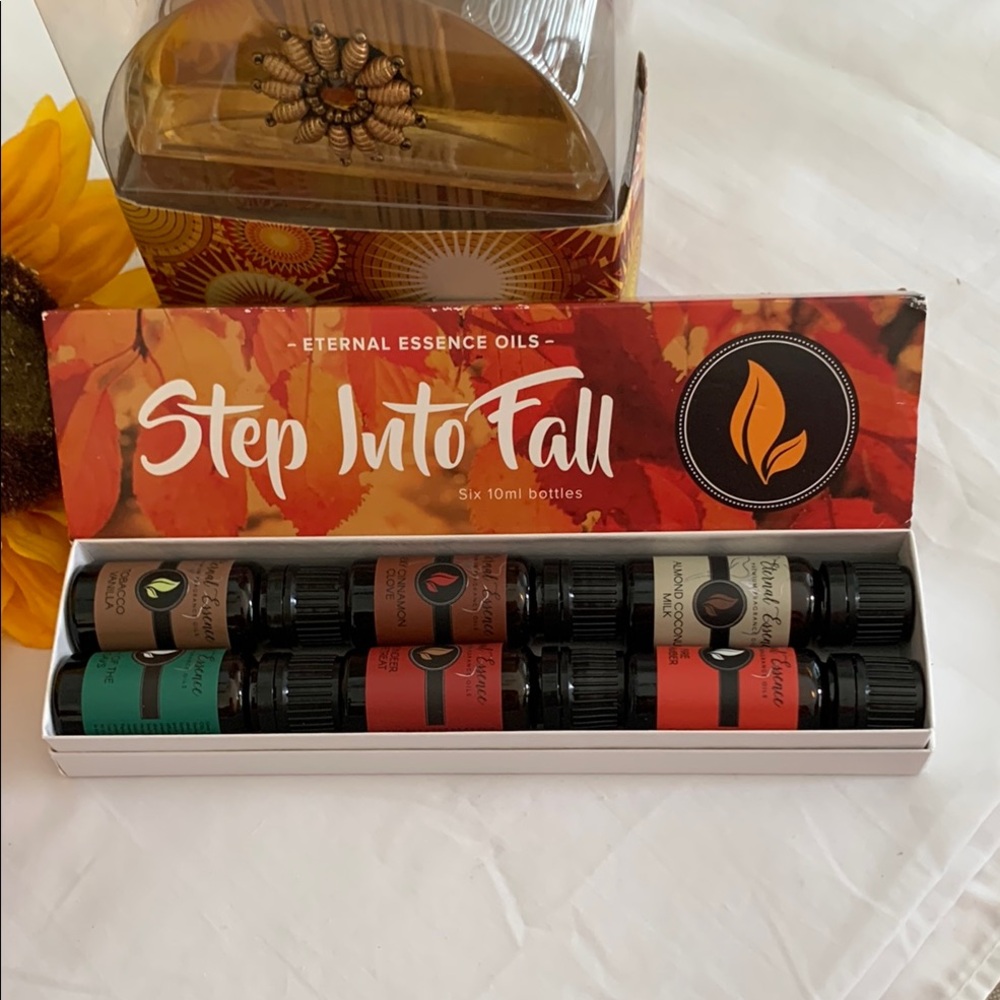 Step Into Fall Essential Oils & Vanilla Pumpkin Reed Diffuser Set - Picture 3 of 8